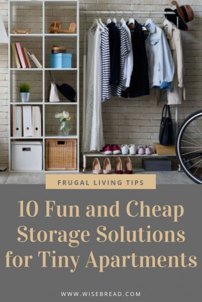 View of 10 Fun and Cheap Storage Solutions for Tiny Apartments